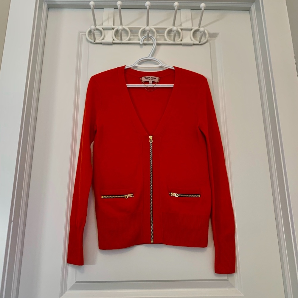 Orange Wool and Cashmere Juicy Couture Sweater